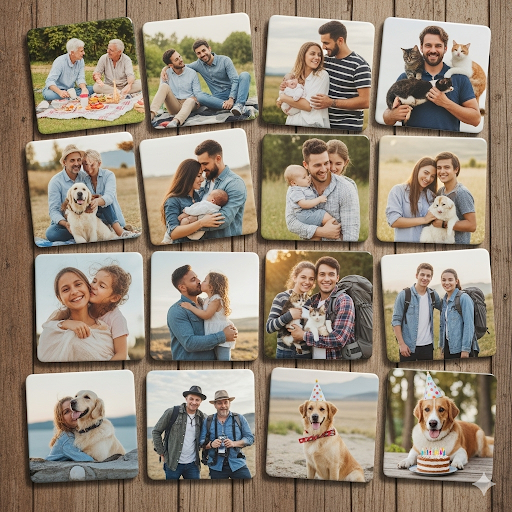 Custom 2X2 Photo Magnets