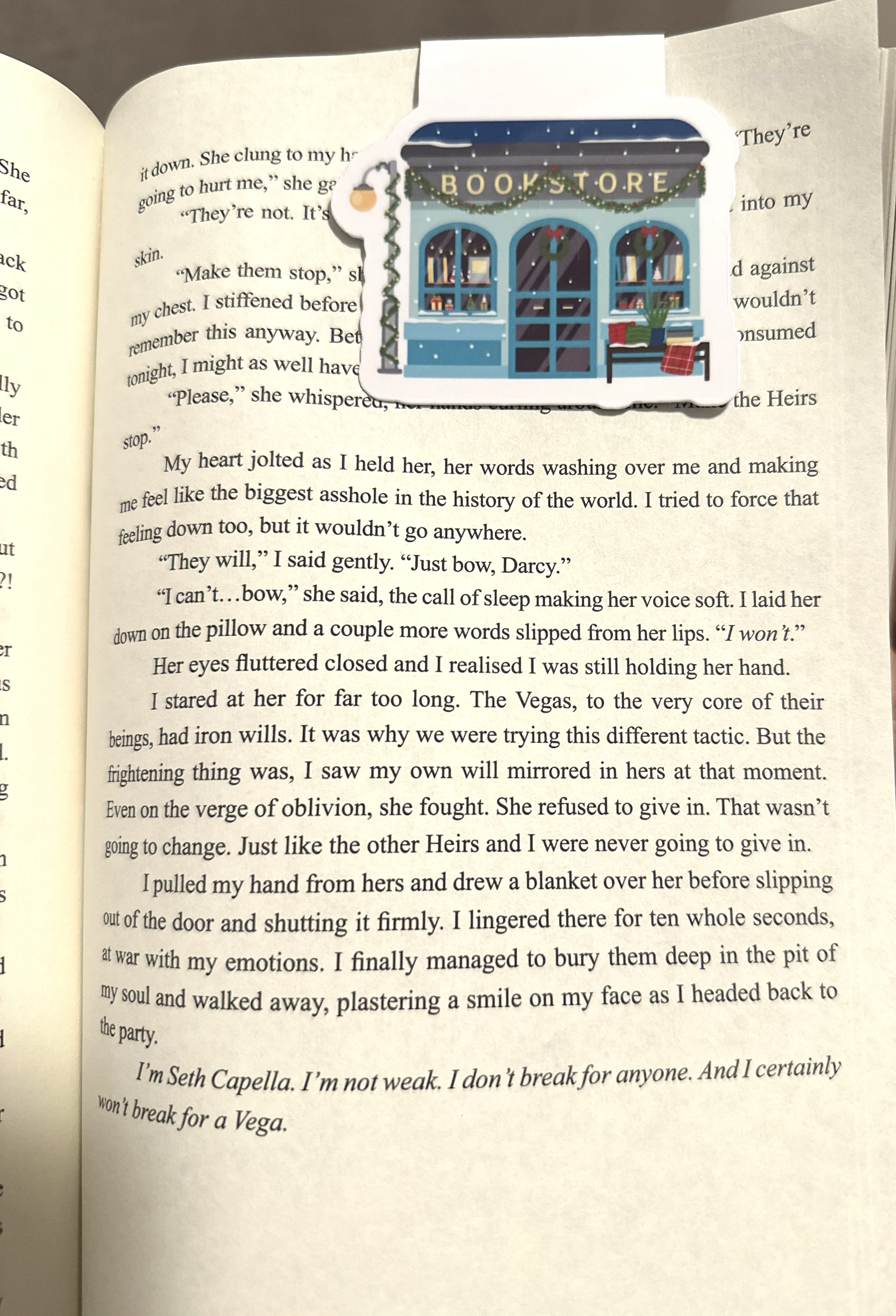 Holiday Magnetic Bookmark | Christmas Bookstore Gift for Book Lovers