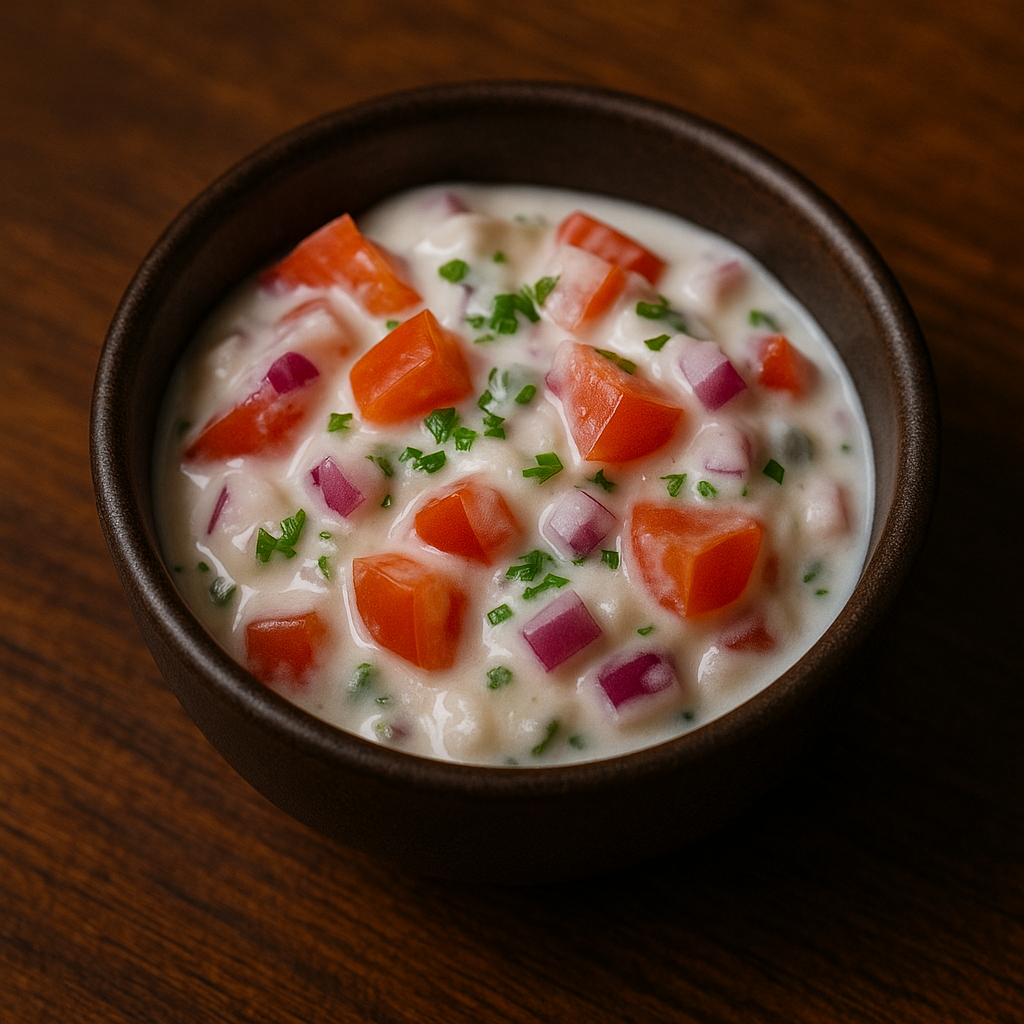 Naan fait maison avec dips de salade