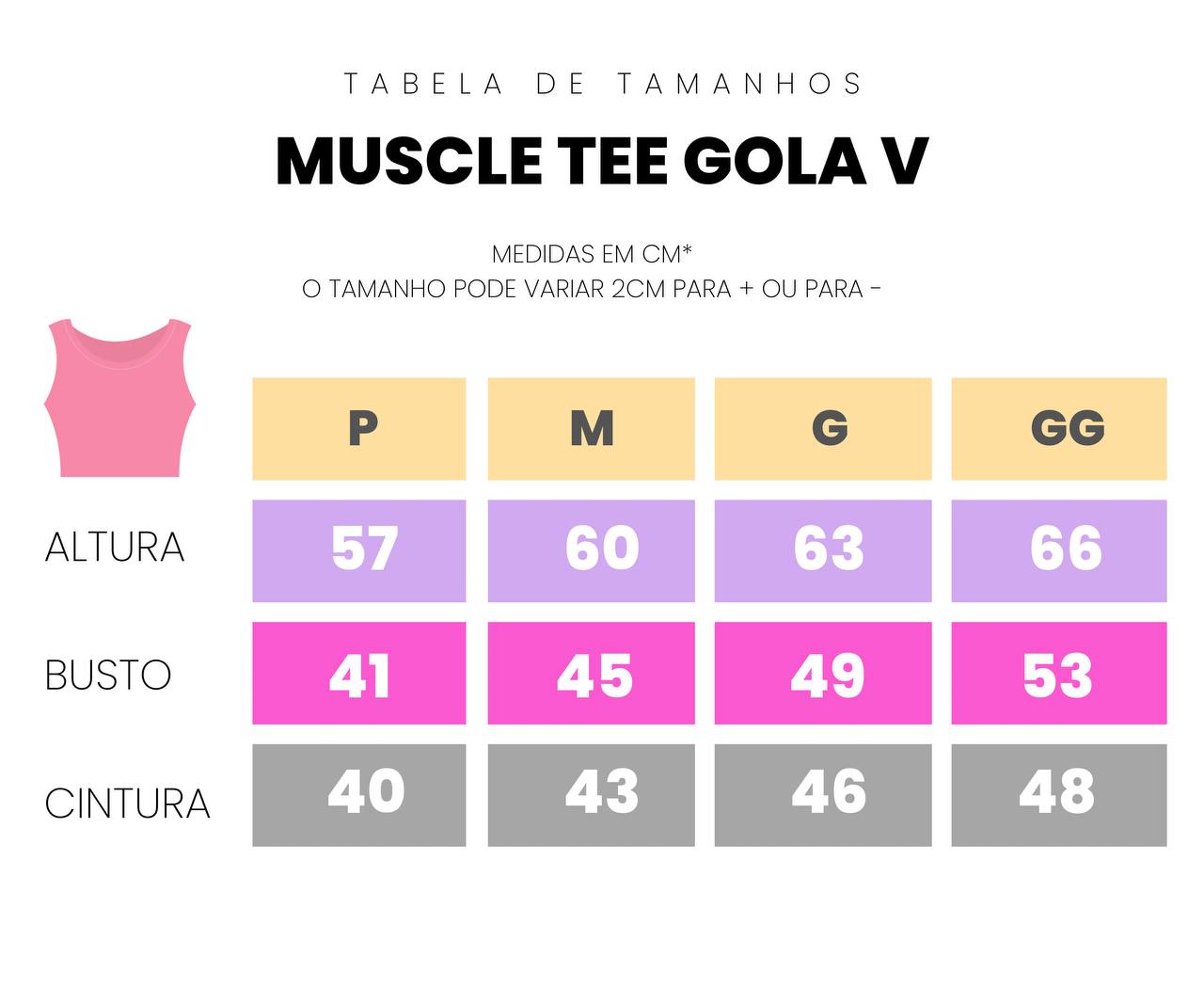 Tshirt Muscle Gola V Verde Esmeralda