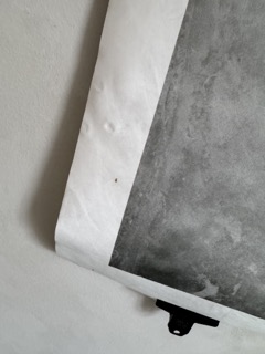 Äldre Love Warriors print Tyvek använt skick 100x100 cm - Limited - Förmodligen slutsålt