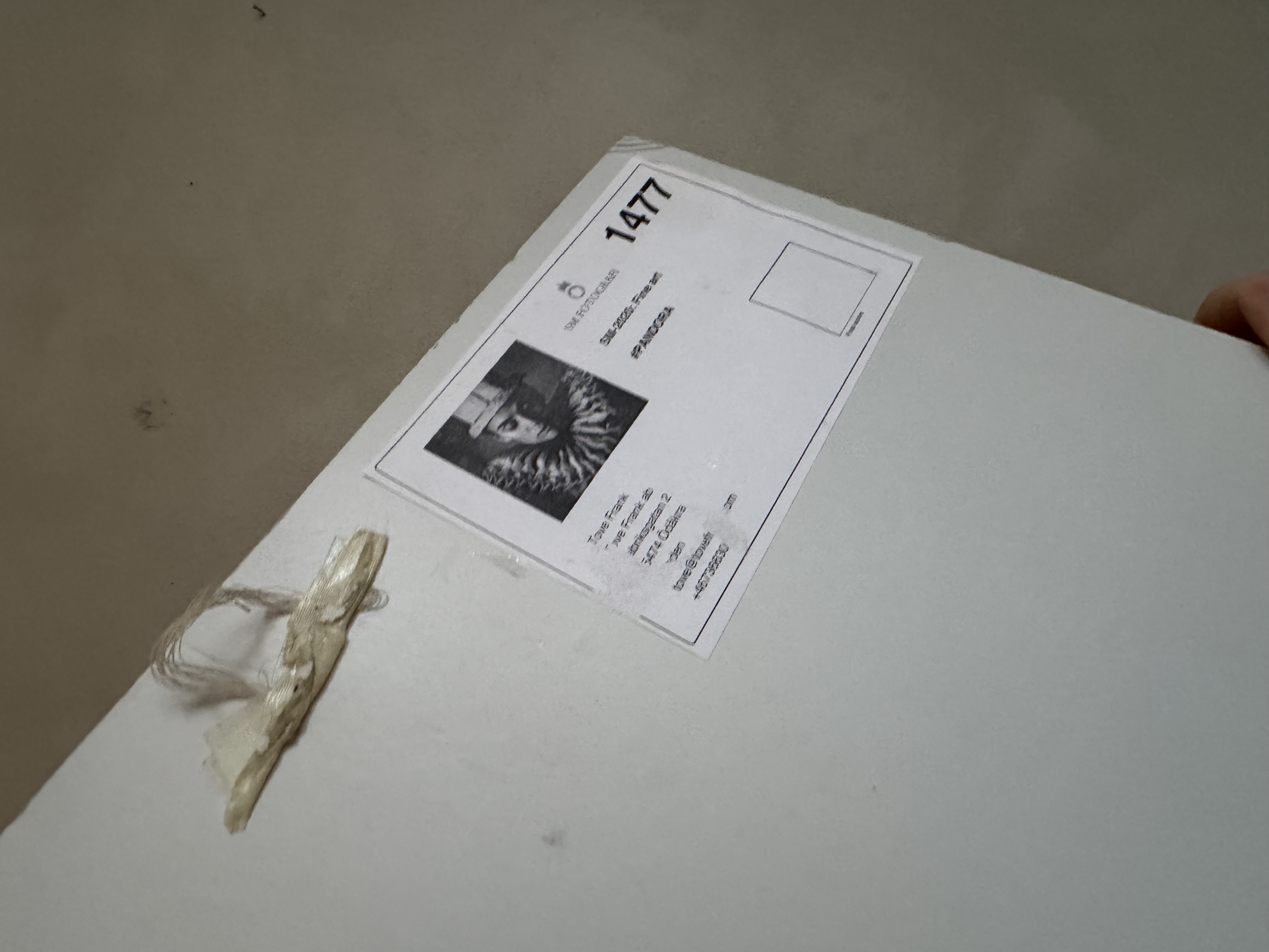 Fineart print på capa.40x40cm Bara att hänga på väggen. Lite skador - Pandora