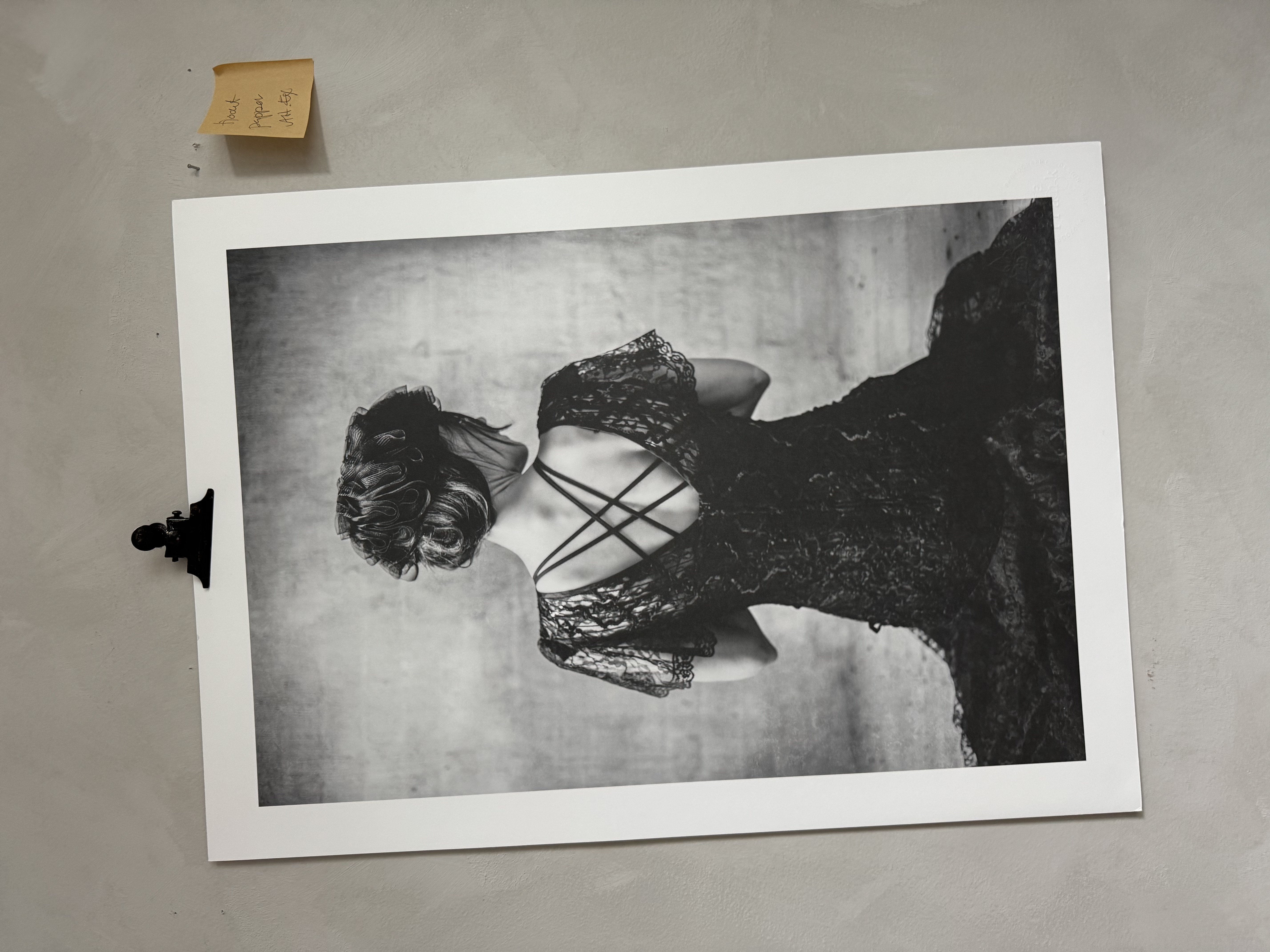 Slutsålt print. Hittat exemplar i en låda.   50x70  