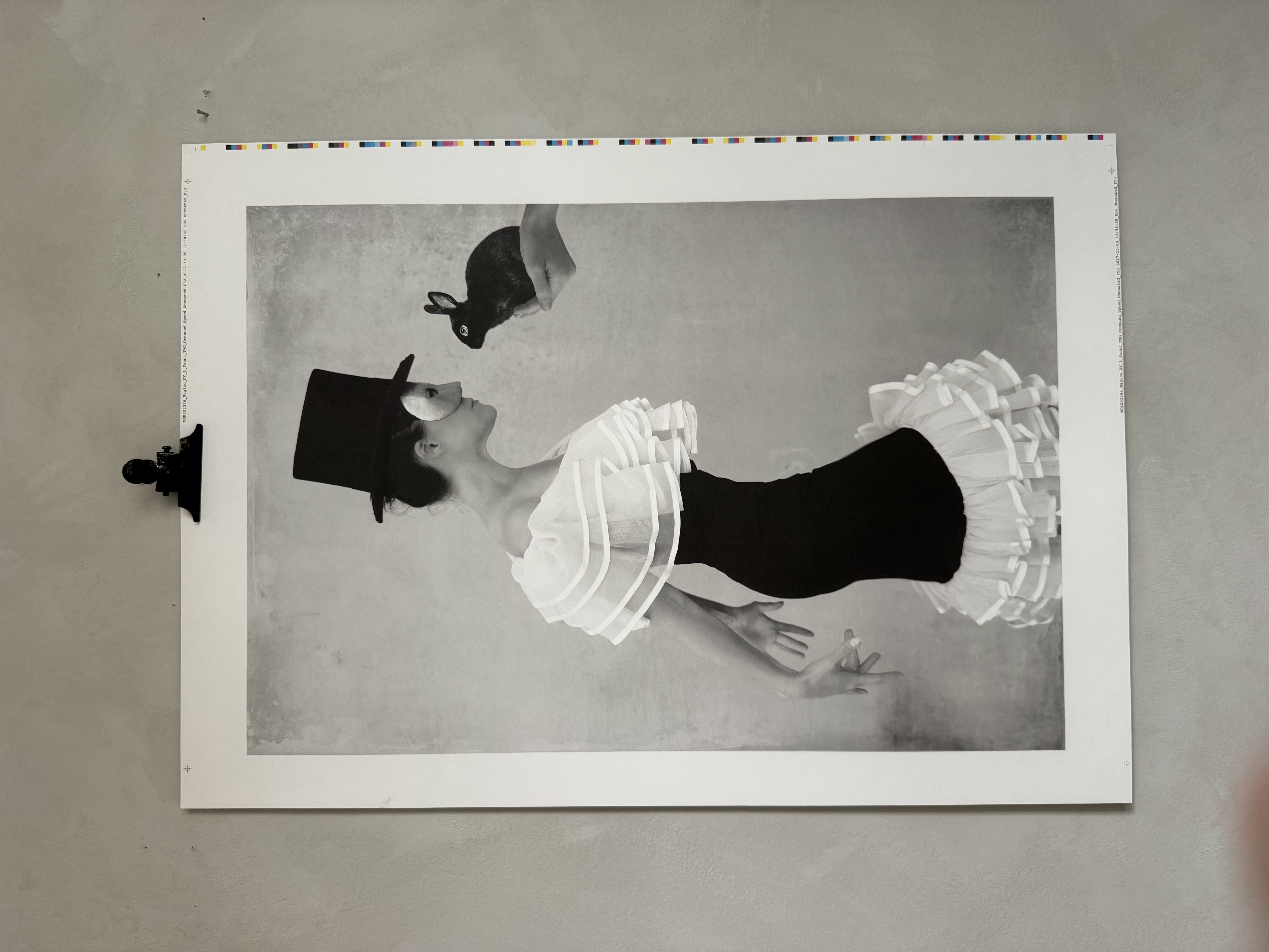 Unikt provtrycks ex med markering Magico ca    50x70  