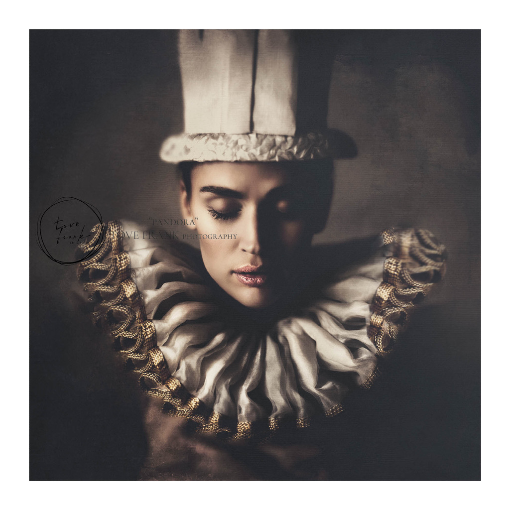 Pandora print 70x70  cm med små skönhetsfel 