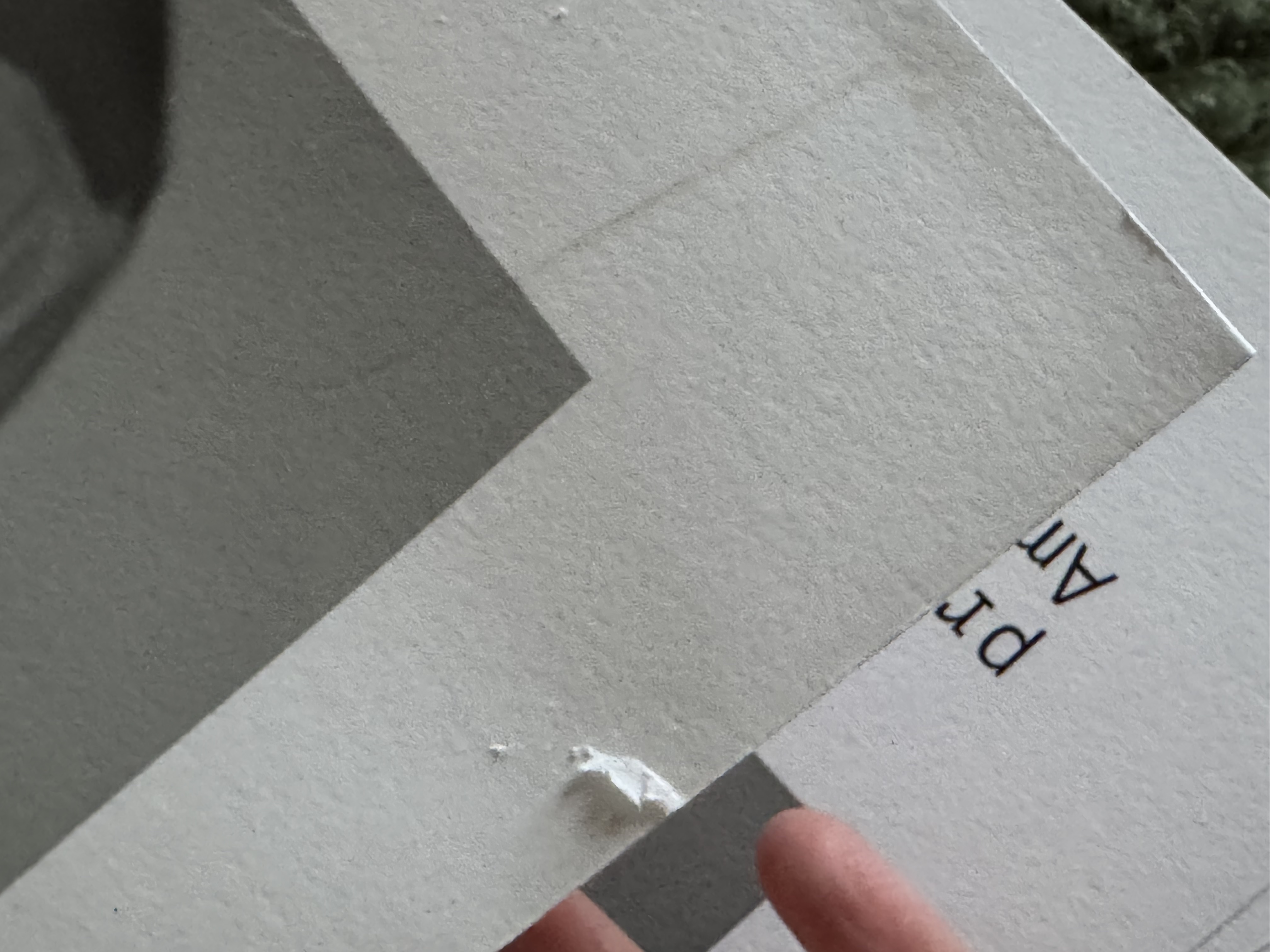 Provtryck för utställning  50x70  med liten skada