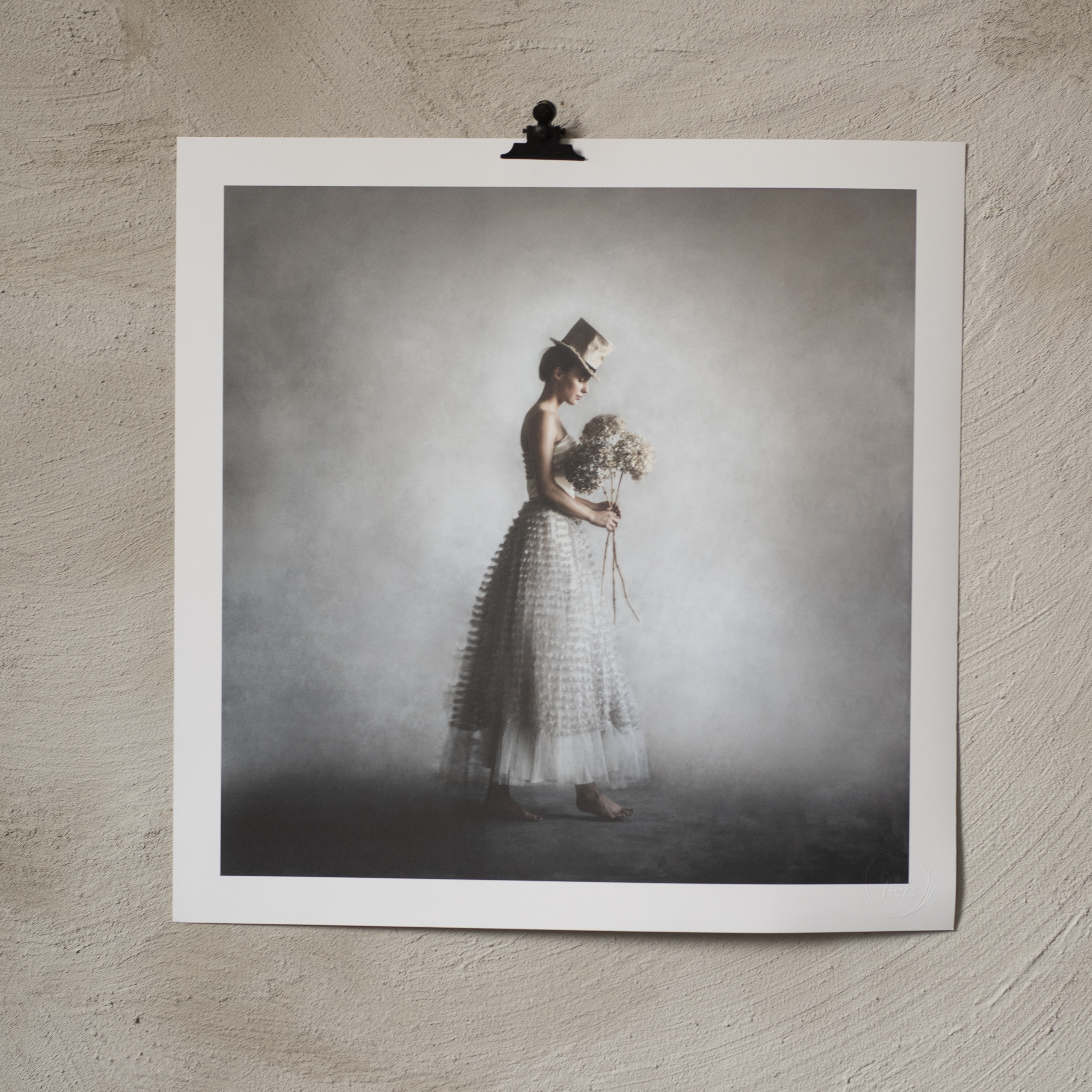 Natt och Dag print 70x70  cm med små skönhetsfel 