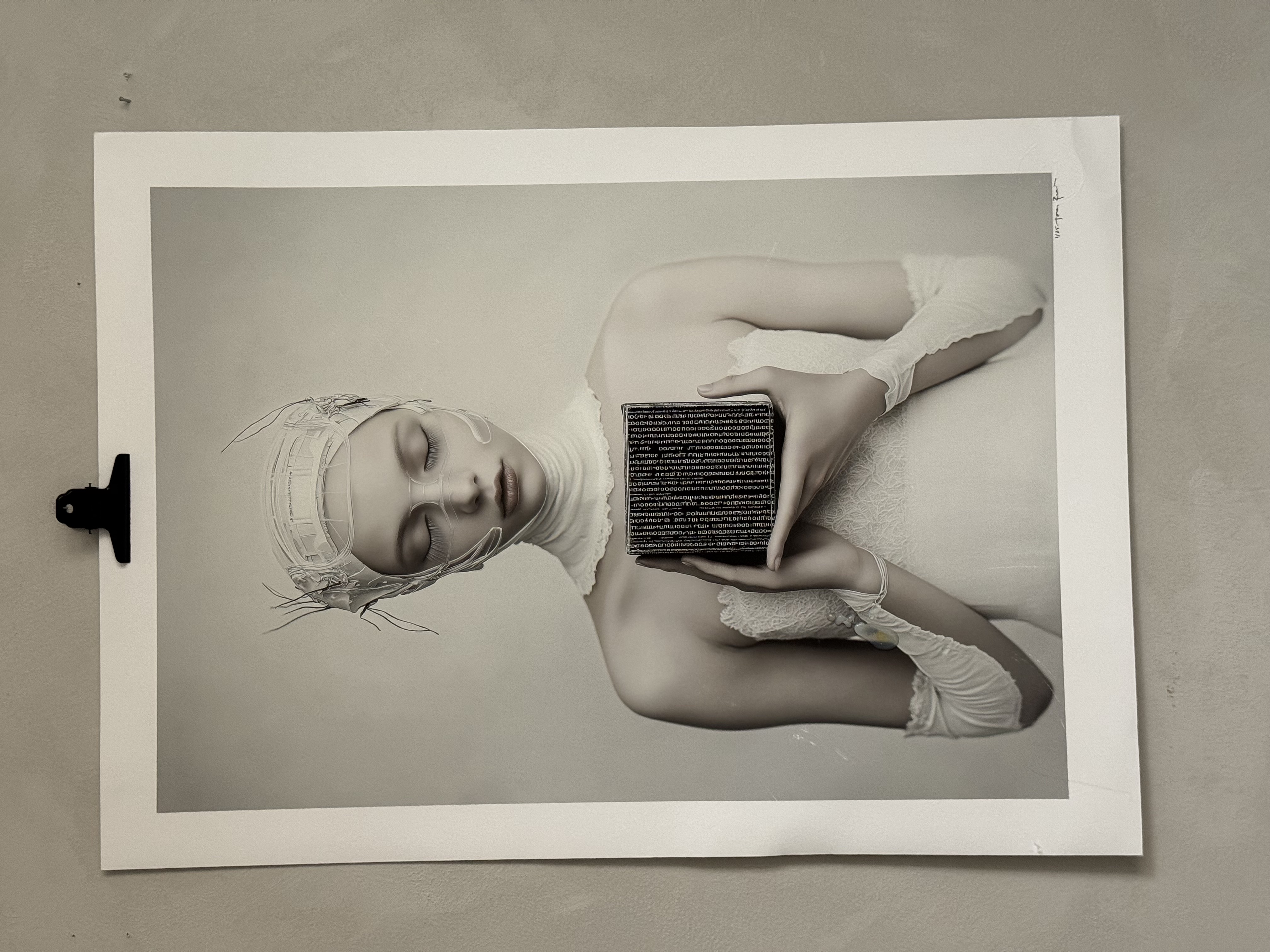 Provtryck för utställning  50x70  med liten skada