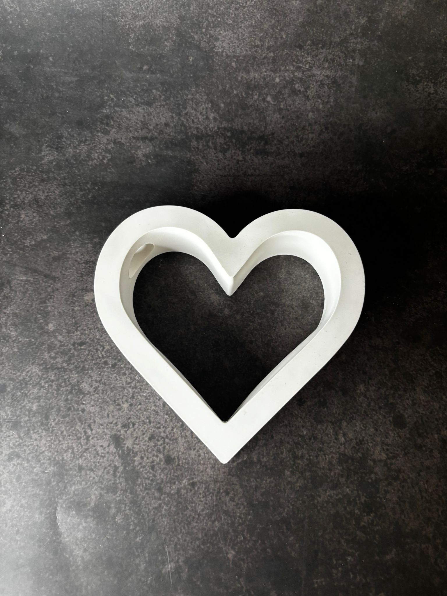 Herz mit Taufkerzen Halterung