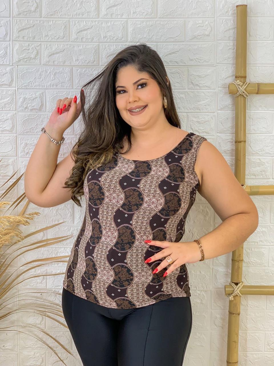 Blue Floral Print T-Shirt