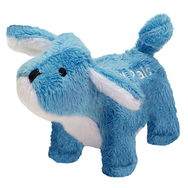 Blue Plush Dog Toy