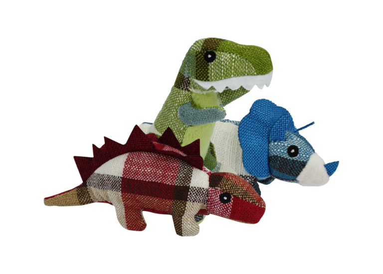 Set of Plush Dinosaurs