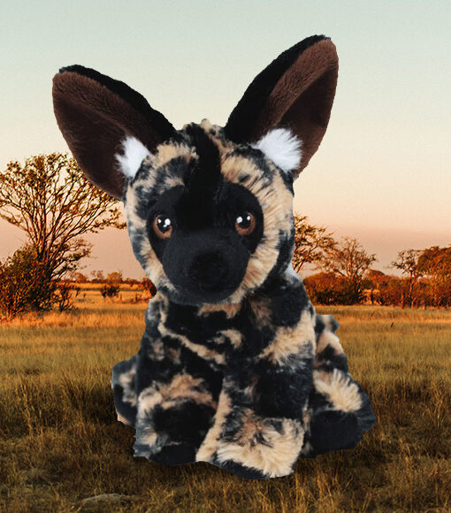 African Wild Dog Plush Toy