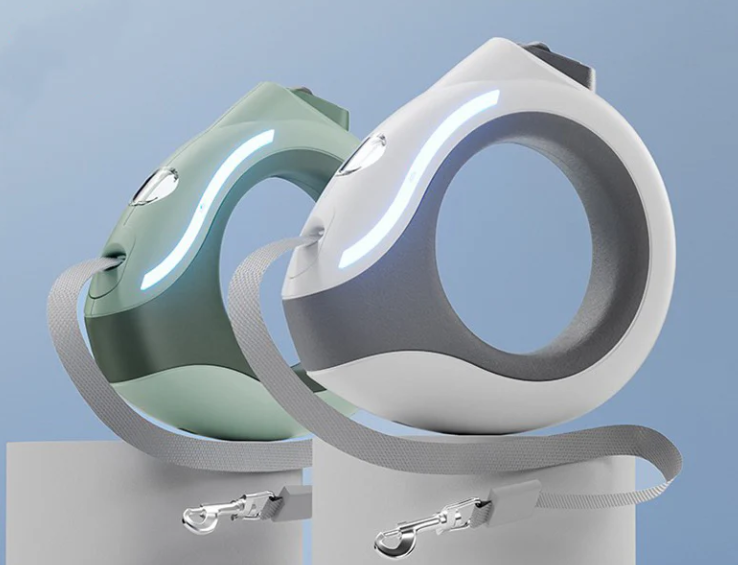 LED Retractable Dog Leash