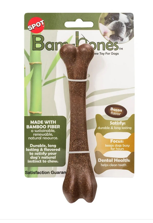 Bam-Bones Bamboo Fiber Dog Chew Toy