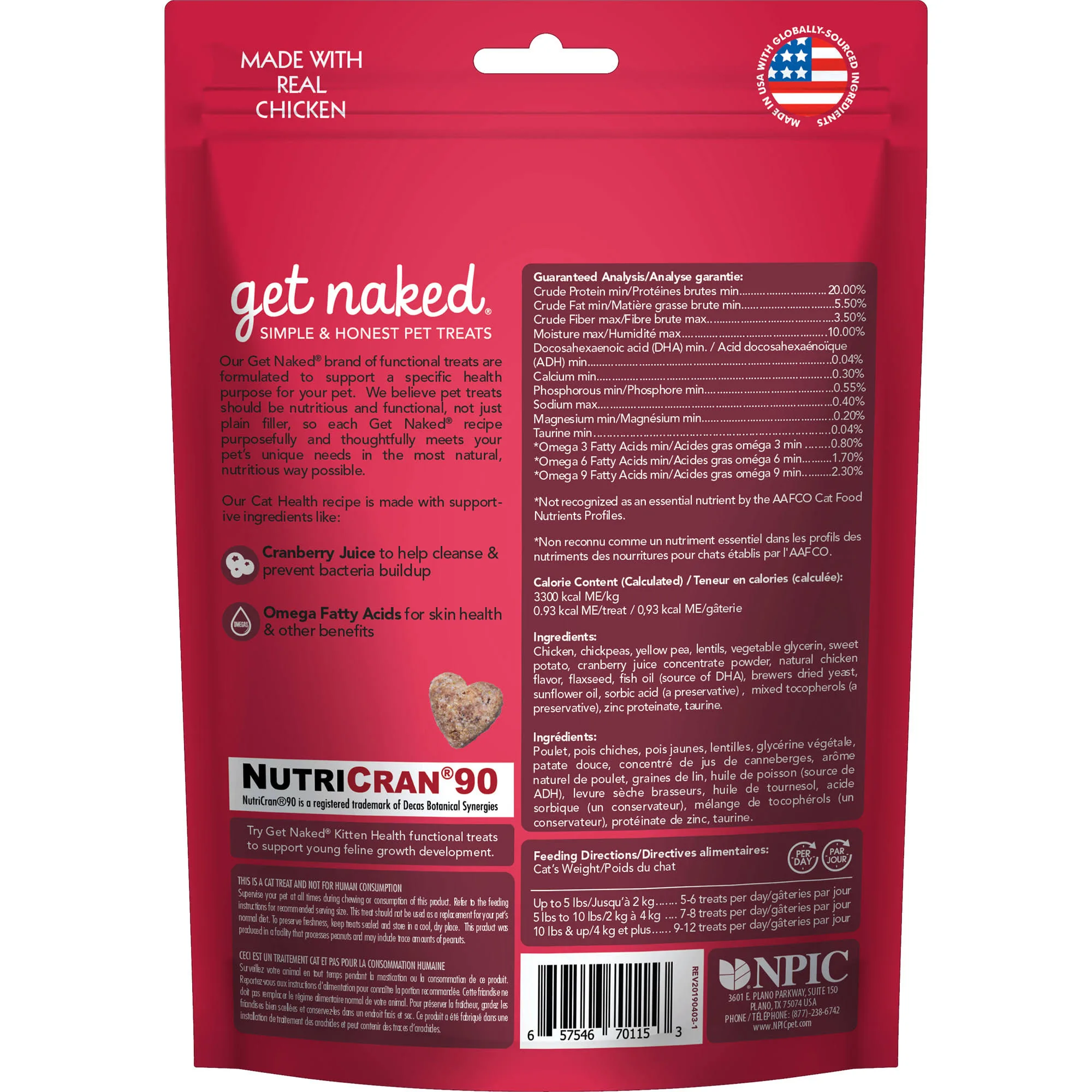 Get Naked Cat Health Crunchy Treats