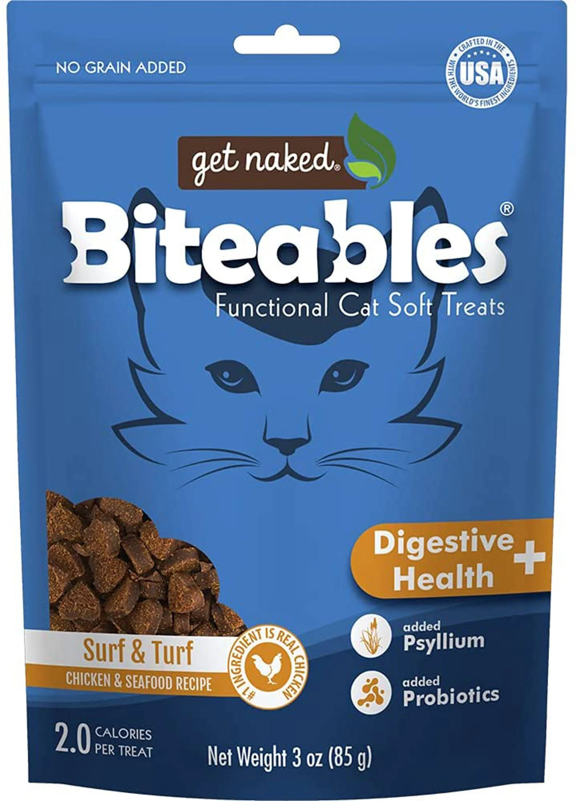 Get Naked Biteables Functional Cat Soft Treats
