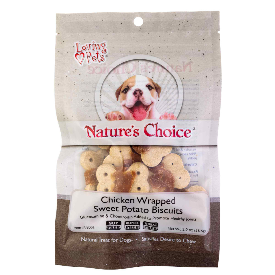 Nature's Choice Chicken Wrapped Sweet Potato Biscuits