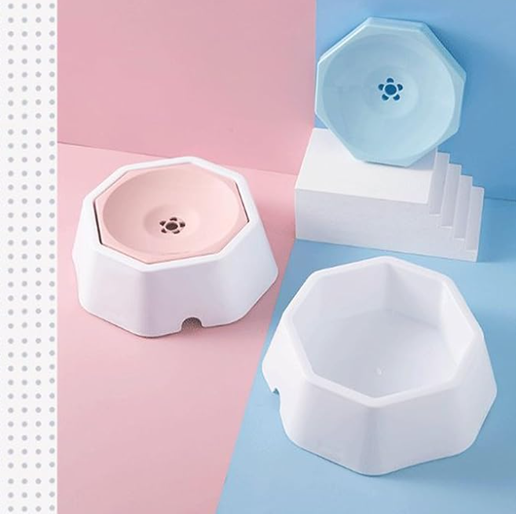 Octagonal Pet Water Bowl