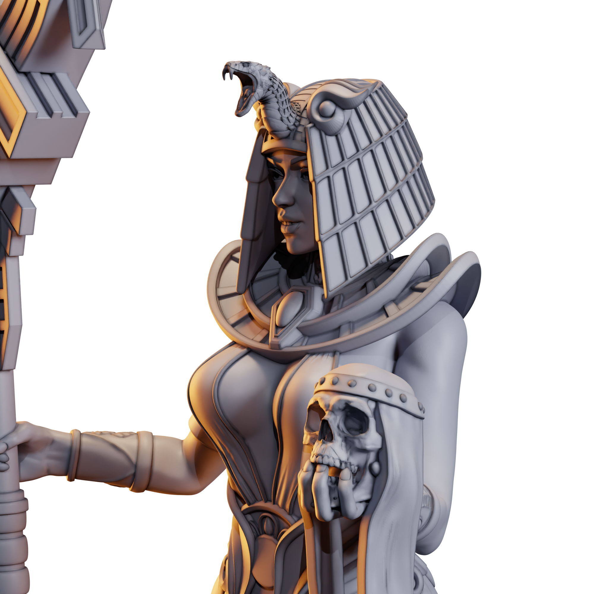 Estatueta de Sacerdotisa Egípcia