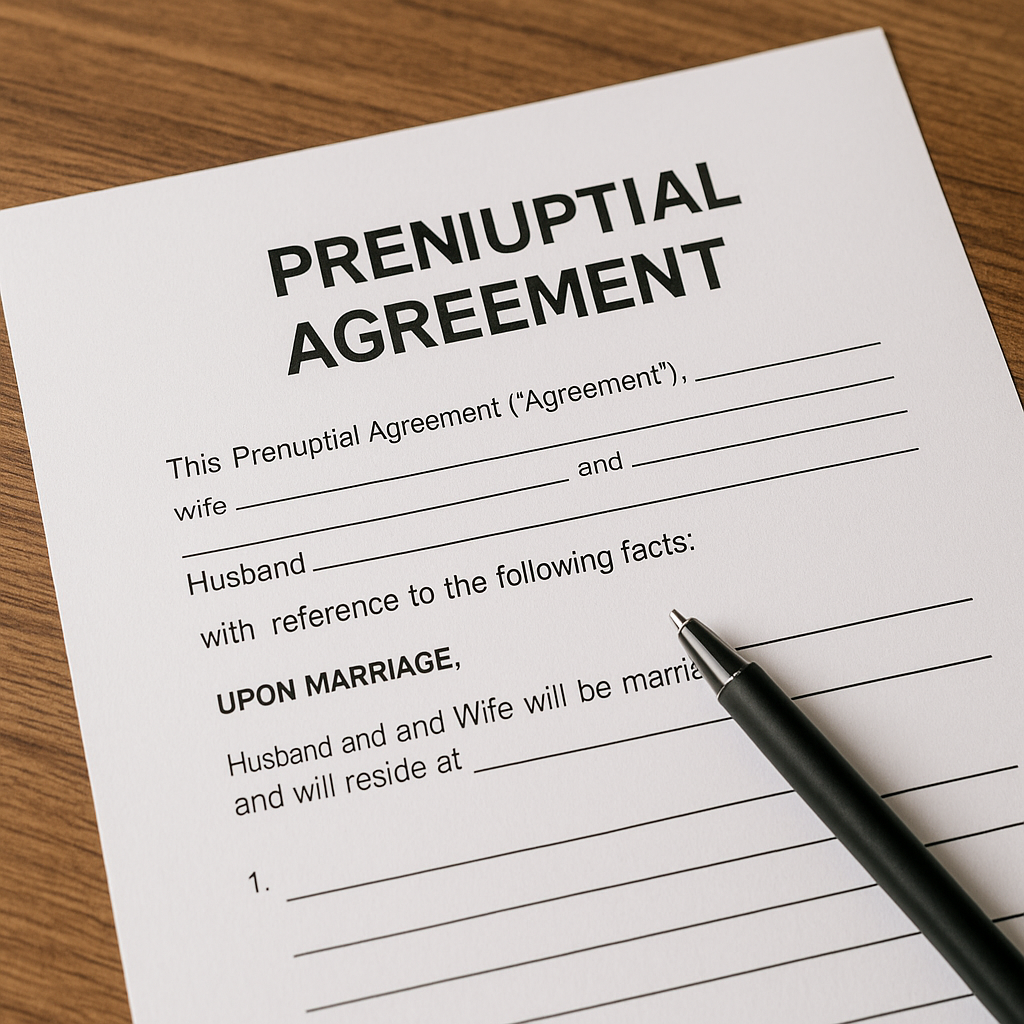 Prenuptial Agreement Form