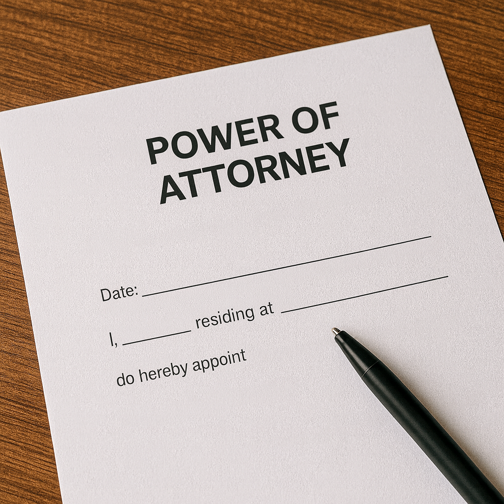 Power of Attorney Document
