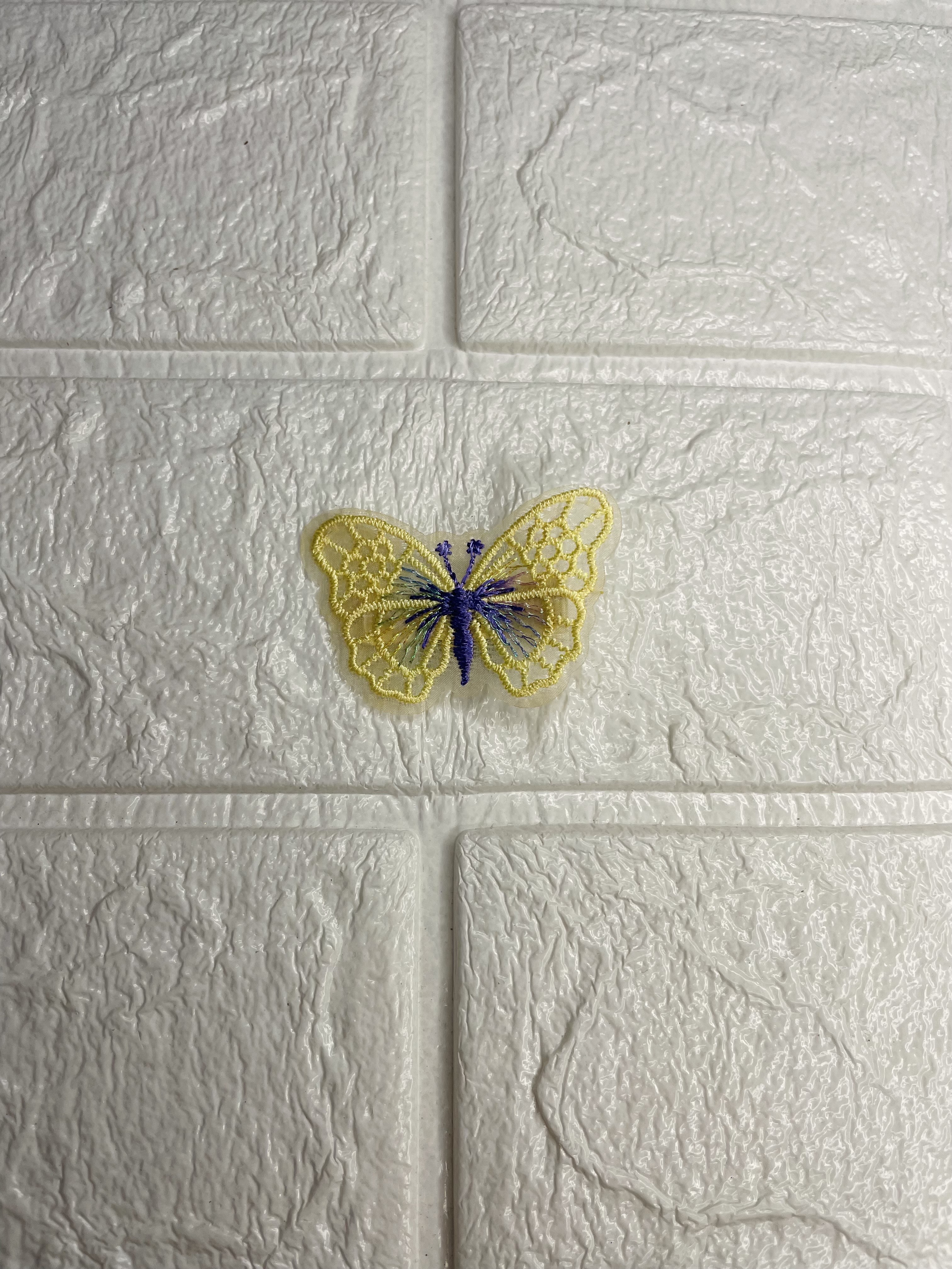 DREAMY FABRIC BUTTERFLIES KOREAN SIDE PINS 