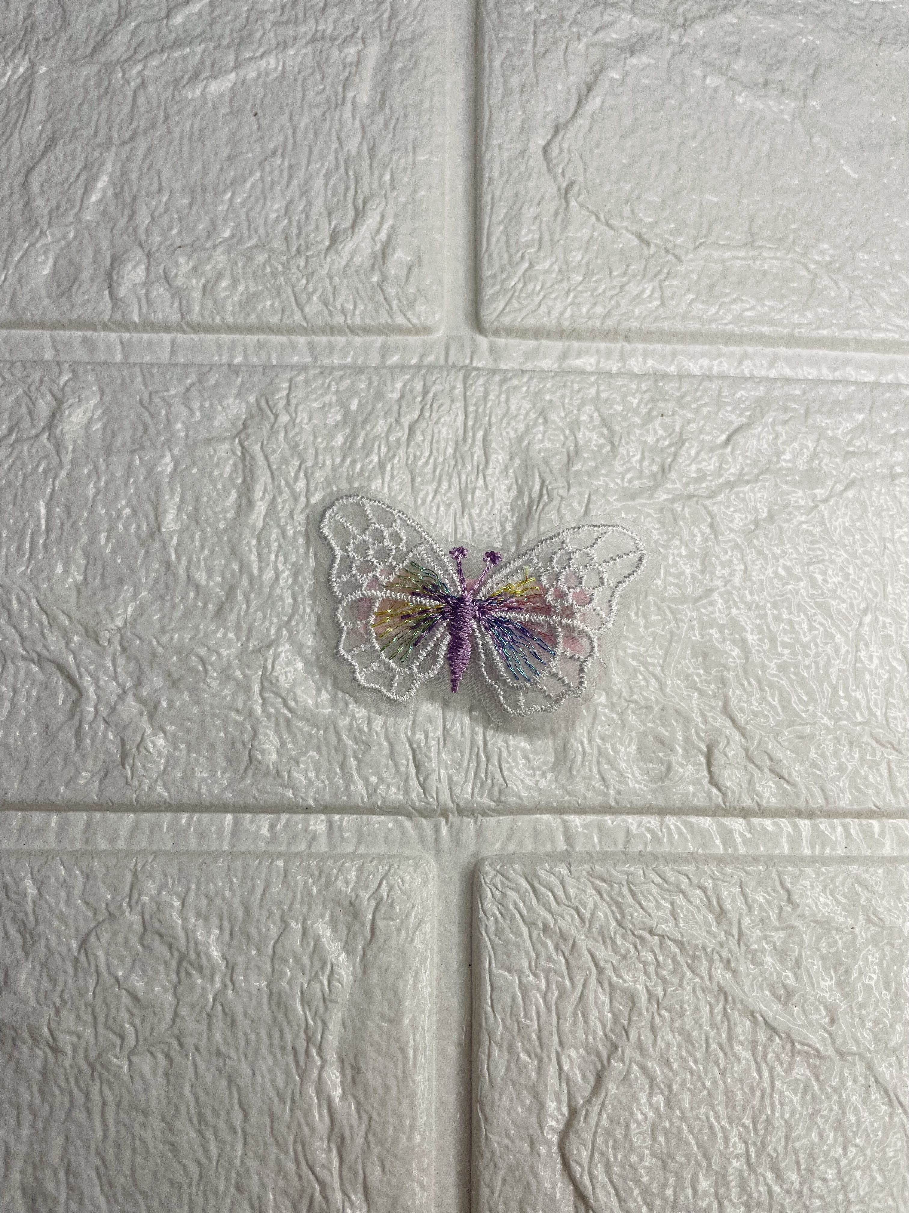 DREAMY FABRIC BUTTERFLIES KOREAN SIDE PINS 