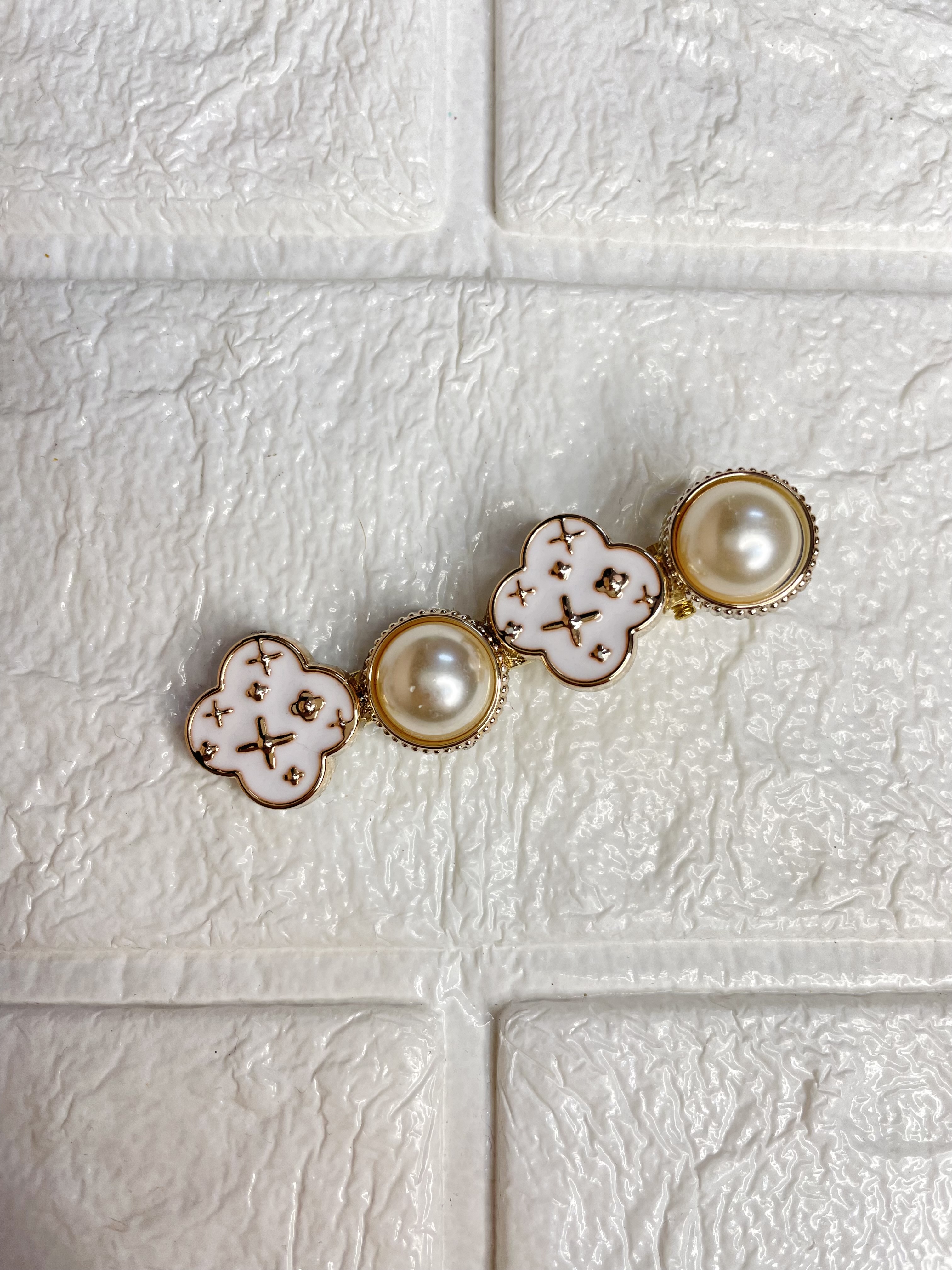 KOREAN SIDE CLIPS GLOSSY WHITE 