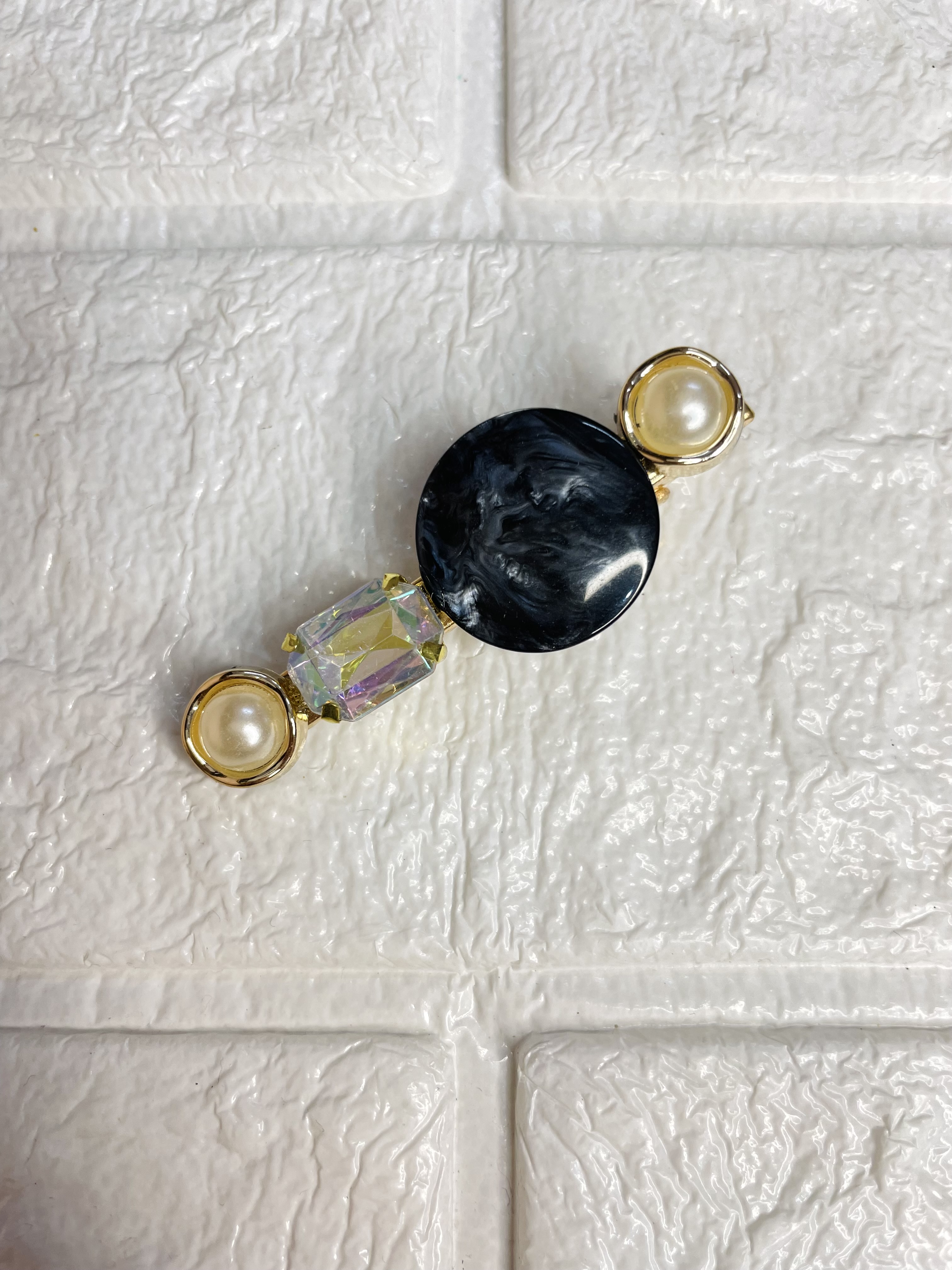 KOREAN SIDE CLIPS - GLOSSY BLACK 