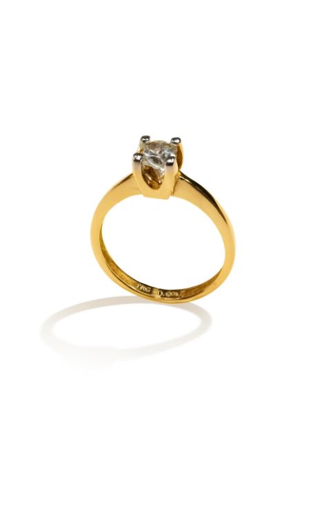 Gold Diamond Engagement Ring SKUZGS-51214791