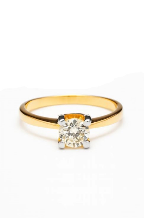 Gold Diamond Engagement Ring SKUZGS-51214791