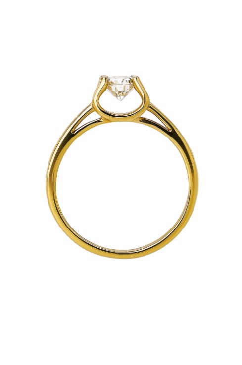 Gold Solitaire Diamond Ring SKUZGS-51214788