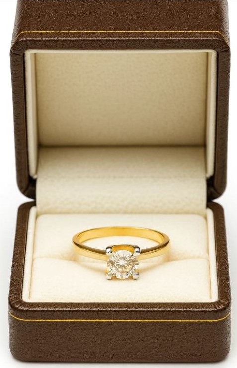Gold Diamond Engagement Ring SKUZGS-51214791