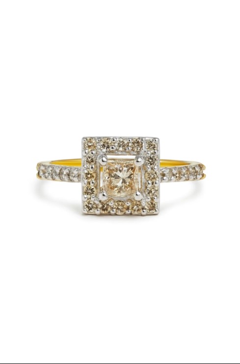 Square Halo Diamond Ring SKUZGS-51214794