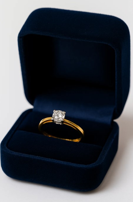 Diamond Solitaire Gold Ring SKUZGS-51214786