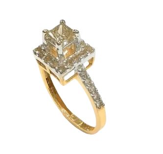 Square Halo Diamond Ring SKUZGS-51214794