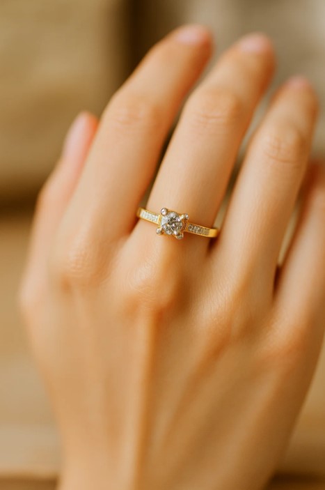 Gold Diamond Ring SKUZGS-51214787