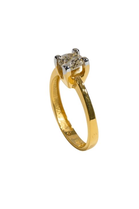Gold Diamond Engagement Ring SKUZGS-51214791