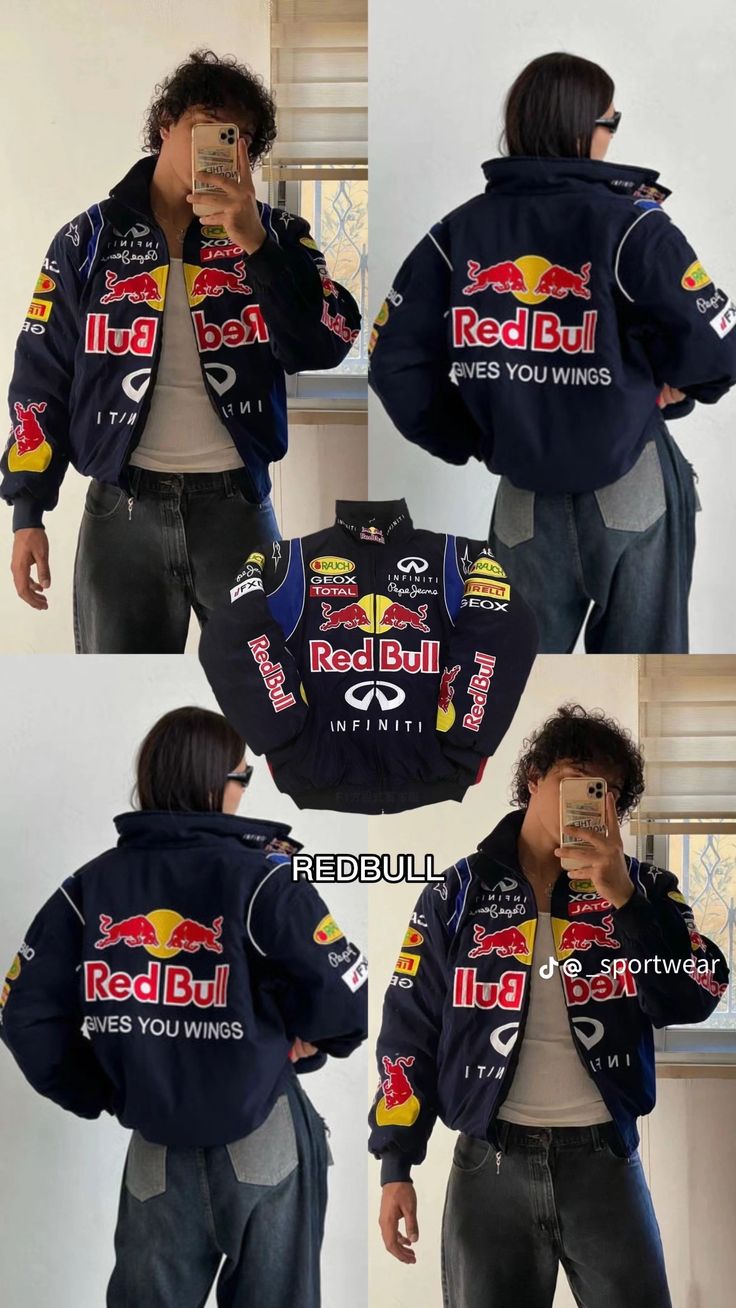 Red Bull Premium Jacket Navy Blue