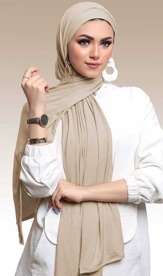 Elegant White Hijab