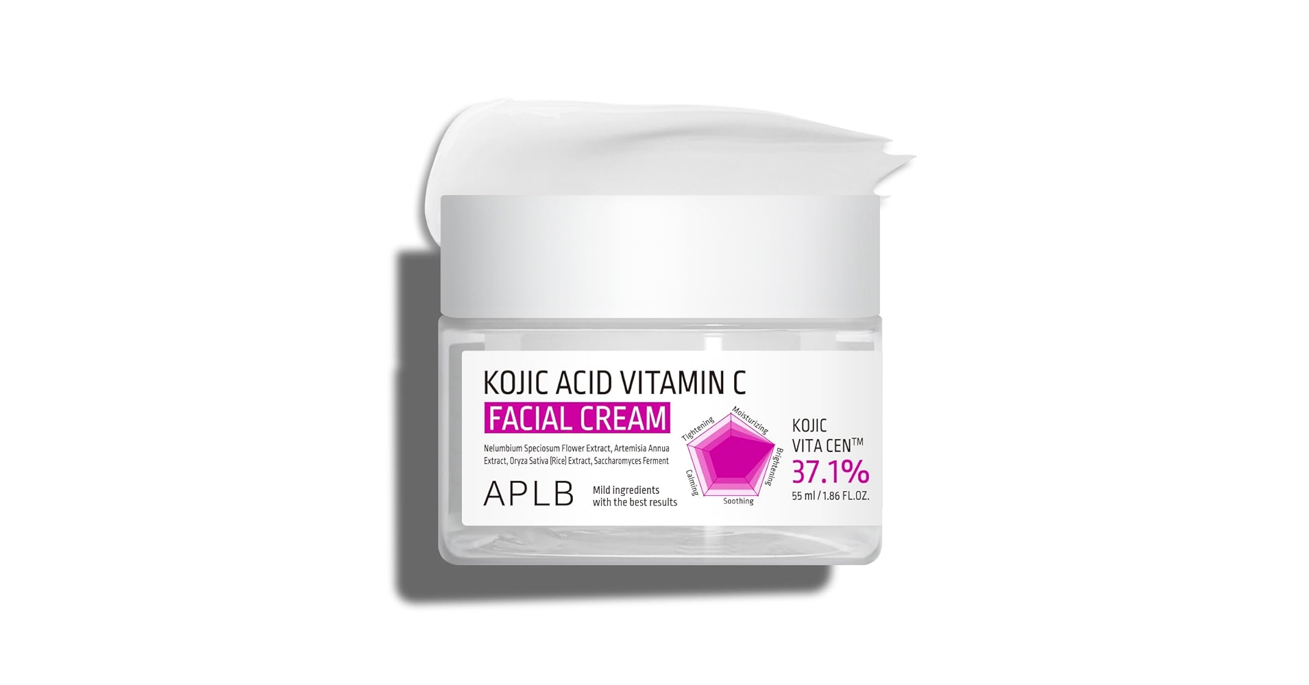 Aplb - Kojic Acid Vitamin C Facial Cream - 55ml