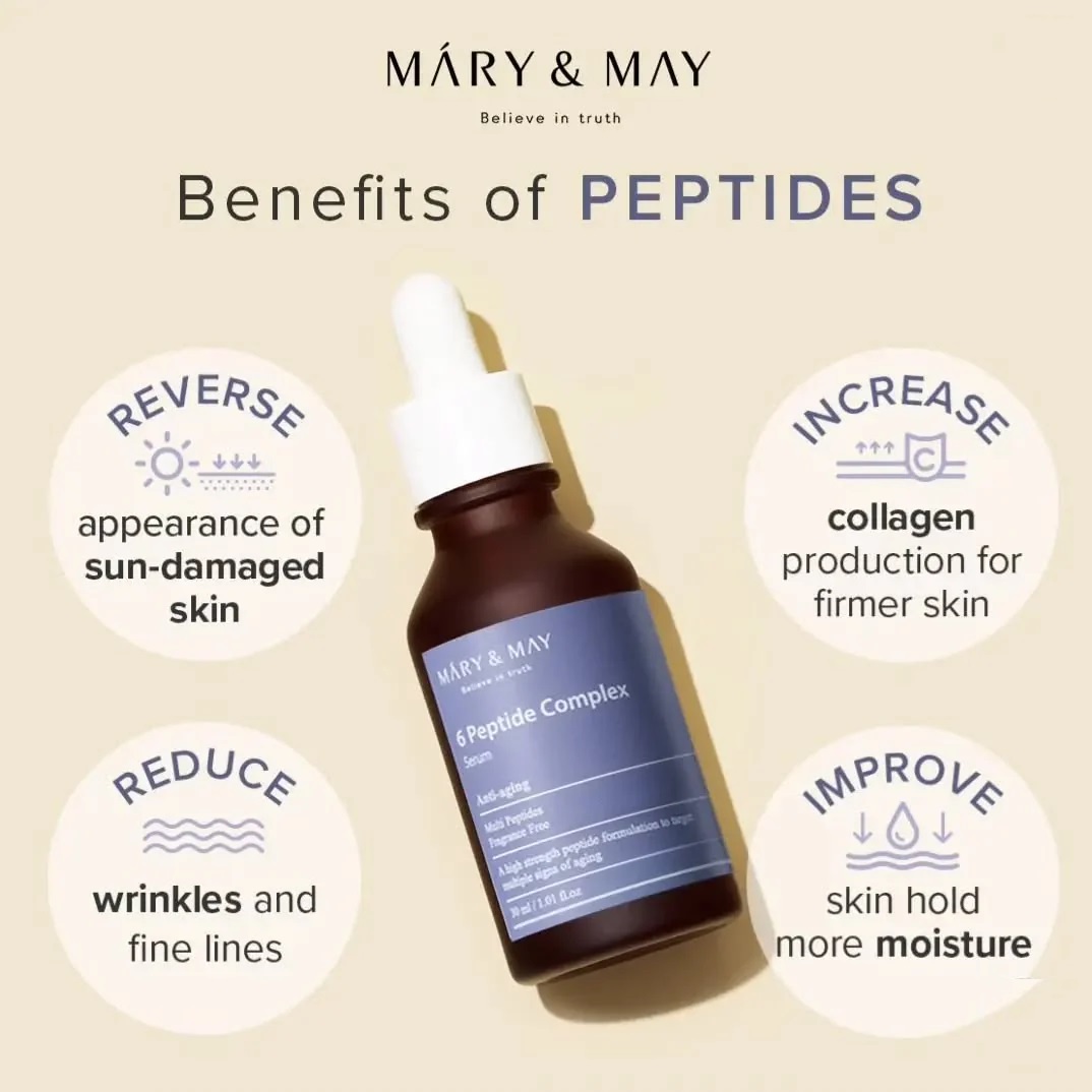 Mary&May - 6 Peptide Complex Serum - 30ml