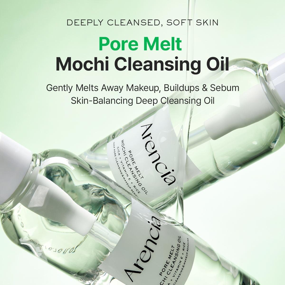 Arencia - Pore Melt Mochi Cleansing Oil 200ml