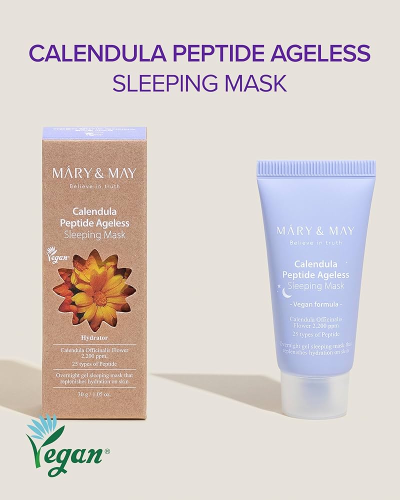 Mary&May - Calendula Peptide Ageless Sleeping Mask 30g