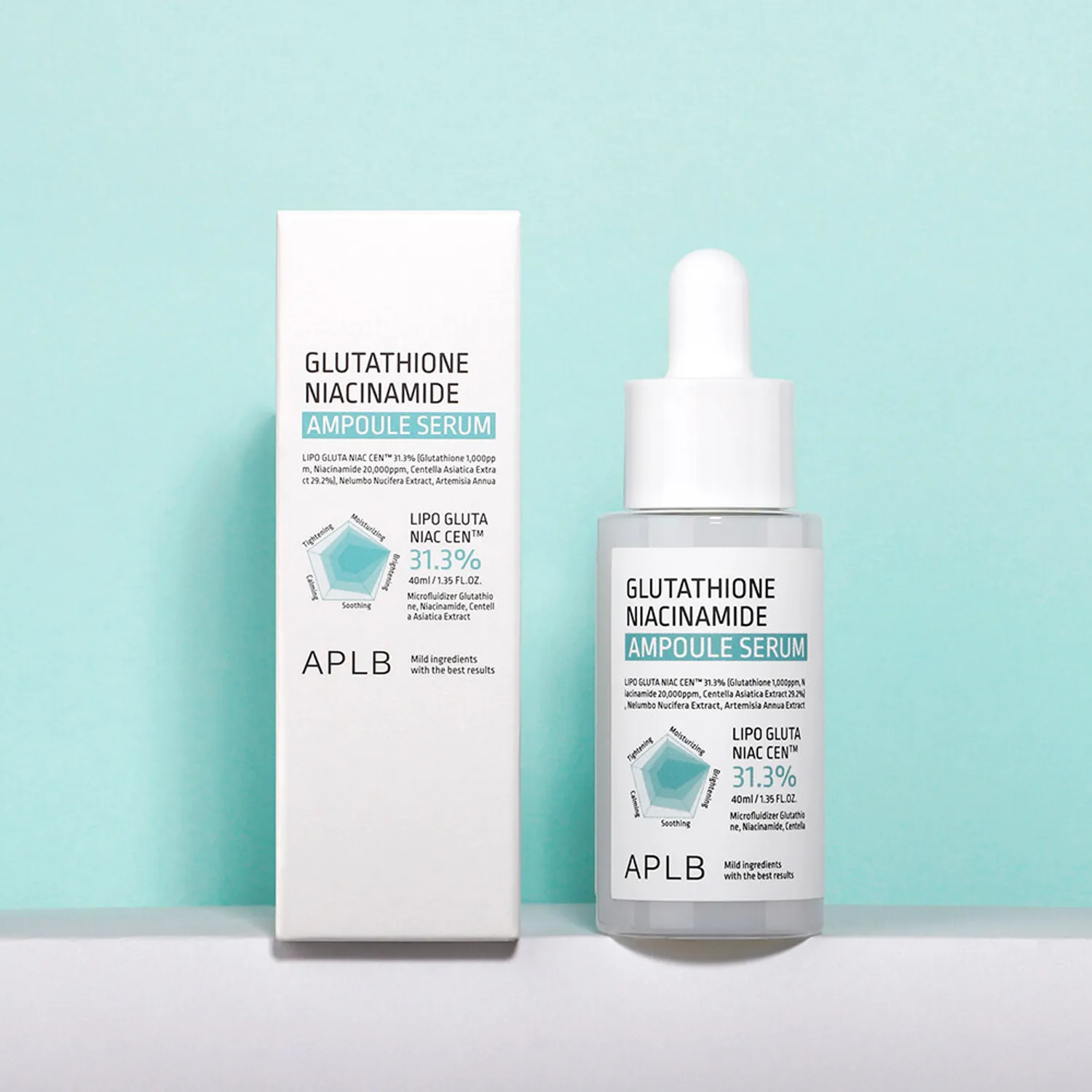Aplb - Glutathione Niacinamide Ampoule Serum - 40ml