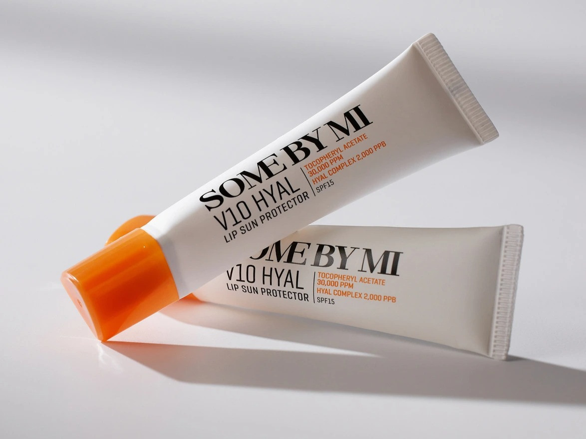 Some by mi - V10 Hyal Lip Sun Protector SPF15 - 7ml - Rosy