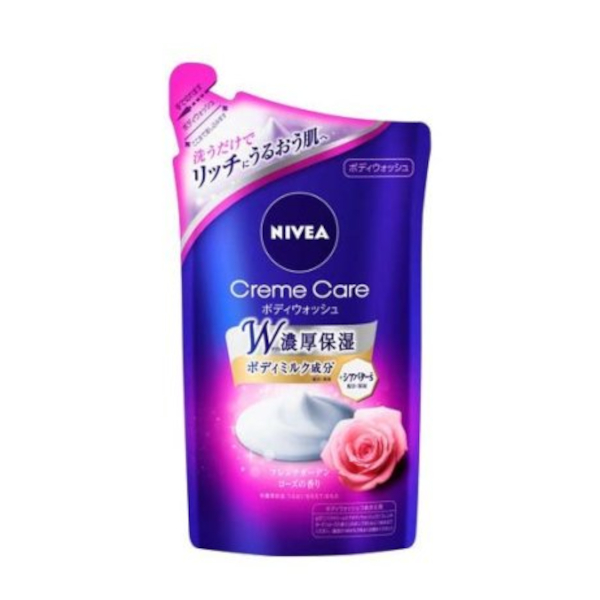 Nivea Japan - Cream Care Body Wash French Garden Rose Refill - 360ml