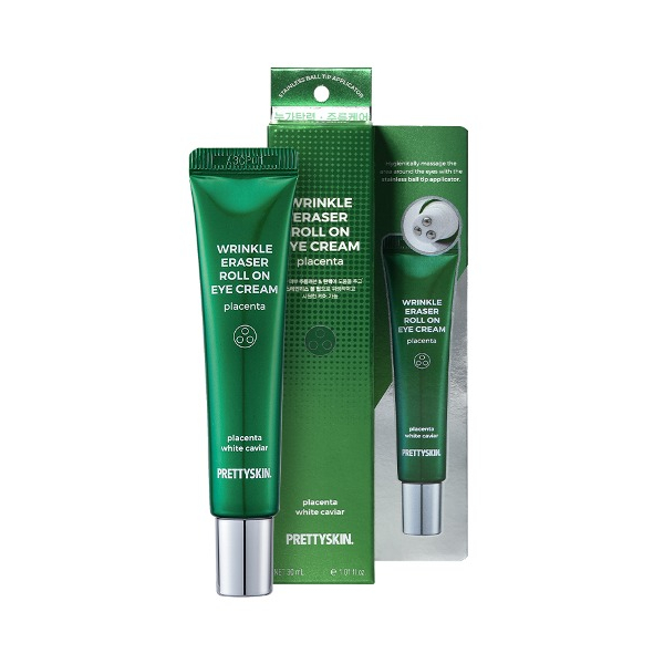 Prettyskin - Wrinkle Eraser Roll On Eye Cream - Placenta - 30ml