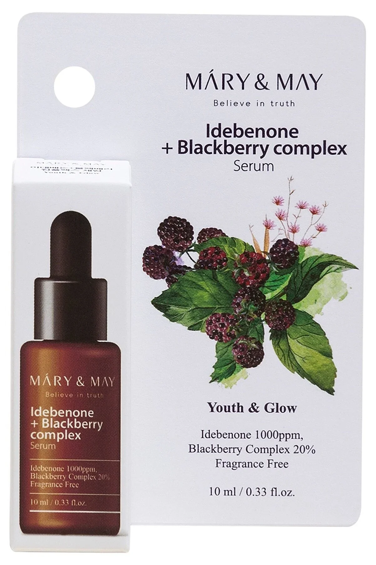 Mary&May - Idebenone + Blackberry Complex Serum - 10ml
